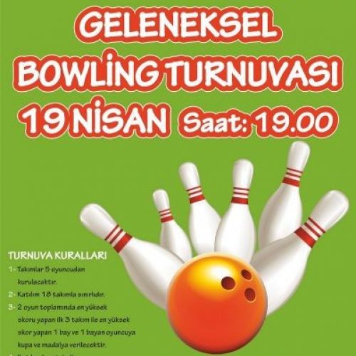 3. Geleneksel Bowling Turnuvası yapıldı
