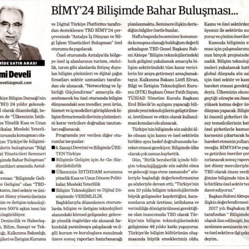 BİMY’24 Bilişimde Bahar Buluşması – Dünya