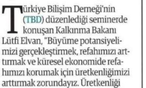 ELVAN : Refah İçin Üretim Şart – Harbi