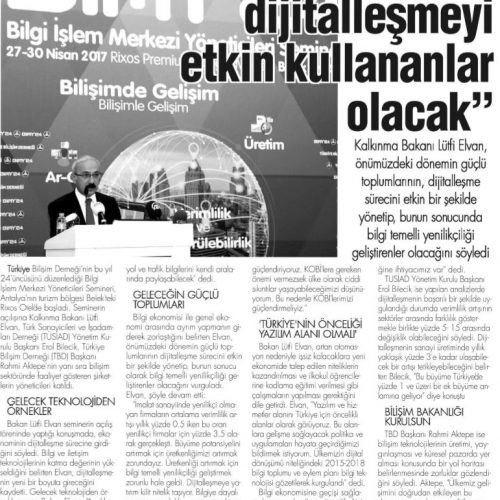 Güçlü Toplumlar Dijitalleşmeyi Etkin Kullananlar Olacak – Bizim Gazete