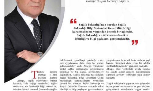 Rahmi AKTEPE Türkiye Bilişim Derneği Başkanı – ICT Media