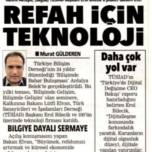 Refah İçin Teknoloji – Posta