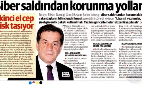 Siber Saldırıdan Korunma Yolları – Yeni Şafak