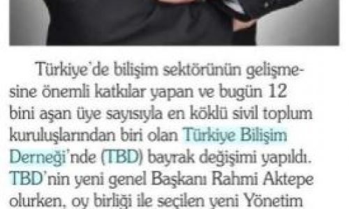 TBD’de Bayrak Değişimi – Perakende Çağı