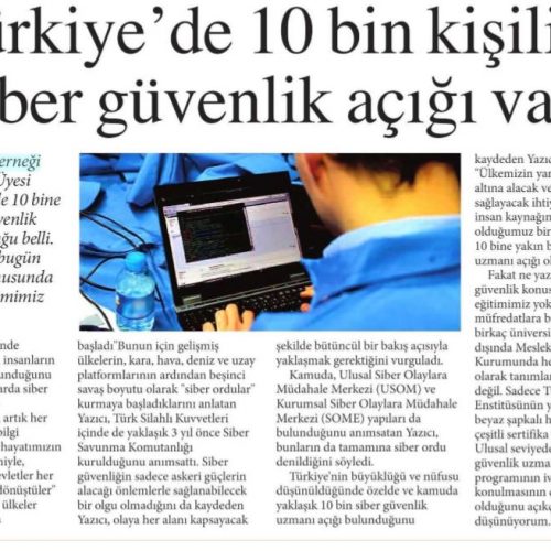 Türkiye’de 10 Bin Kişilik Siber Güvenlik Uzmanı Açığı Var – Yeni Söz Gazetesi