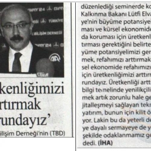 Üretkenliğimizi Artırmak Zorundayız – Bursa Hayat