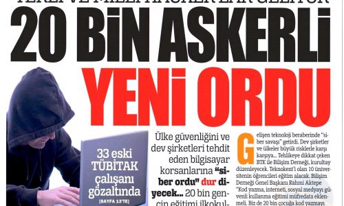 20 Bin Askerli Yeni Ordu – TÜRKİYE GAZETESİ