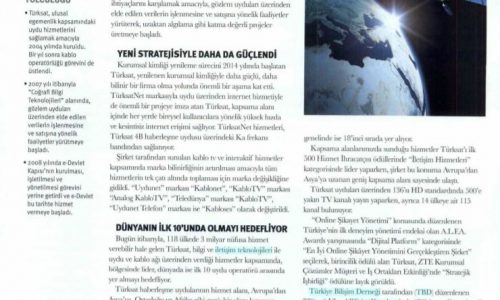 Dünyada ilk 10’u hedefliyor – DÜNYA GAZETESİ “Türkiye’nin Lider ve Yükselen Markaları” Özel Eki