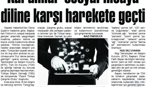 Kurumlar Sosyal Medya Diline Karşı Harekete Geçti – BİZİM ÇANKIRI