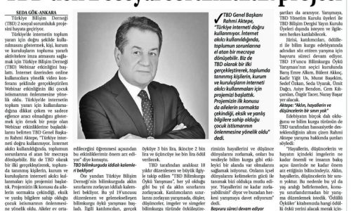 TBD’den 2 Sosyal Sorumluluk Projesi – TİCARET GAZETESİ (İZMİR)