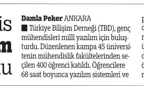 400 Mühendis Milli Yazılım İçin Buluştu – T EKONOMİ