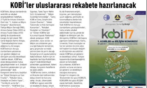 KOBİ’ler Uluslararası Rekabete Hazırlanacak – BT HABER