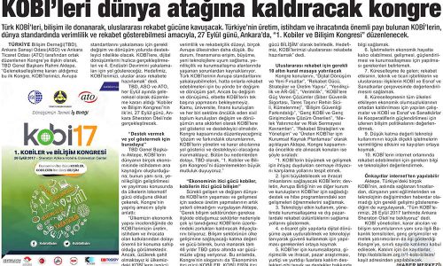 KOBİ’leri Dünya Atağına Kaldıracak Kongre – TİCARİ HAYAT GAZETESİ