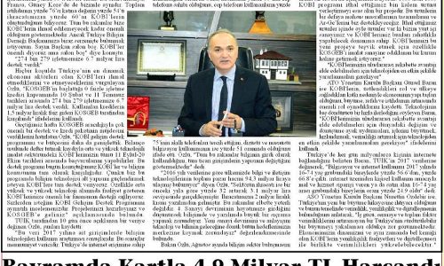 Bakan Özlü: “KOBİ’lerimize ‘Türkiye’de Yapın Desteği Kapın’ Diyoruz” – KARAMAN GAZETESİ