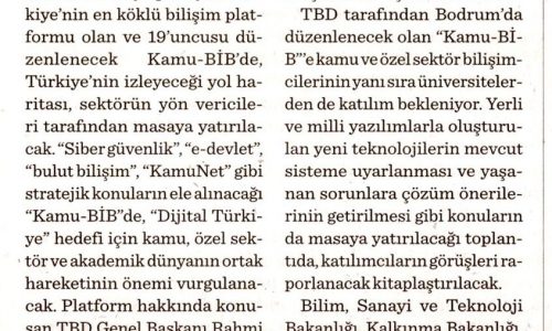 Dijital Devlet İçin Taraflar Bir Araya Geliyor – DÜNYA GAZETESİ