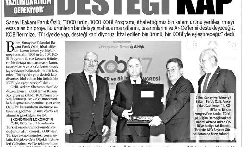 ‘Türkiye’de Yap Desteği Kap’ – YENİ AKİT