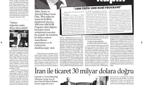 Türkiye’de Yapın Desteği Kapın – ŞEHİR GAZETESİ