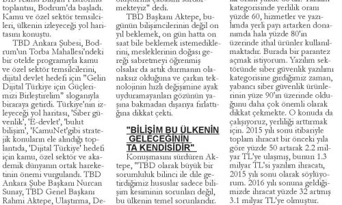 Türkiye’nin Dijital Geleceği Bodrum’da Tartışılıyor – BATI AKDENİZ GAZETESİ