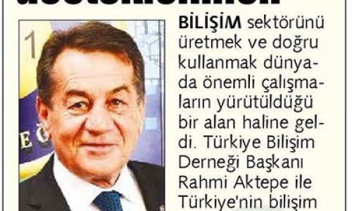 Yazılım Sektörü Desteklenmeli – ANKARA GÜÇLÜ ANADOLU