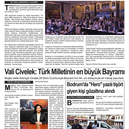 Bodrum’da “Kamu-BİB” Toplantısı – BODRUM YARIMADA GAZETESİ