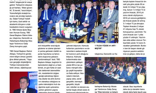 Dijital Türkiye Hedefi, Kamu ve Özel Sektörü Bir Araya Geldi – DATÇA HABER