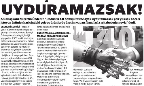Endüstri 4.0 Dönüşümüne Ayak Uydurmazsak – DOĞRU HABER