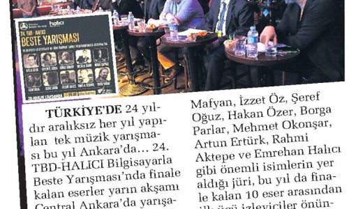 Beste Yarışması Başkent Ankara’da – SABAH ANKARA