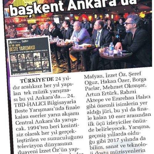 Beste Yarışması Başkent Ankara’da – SABAH ANKARA