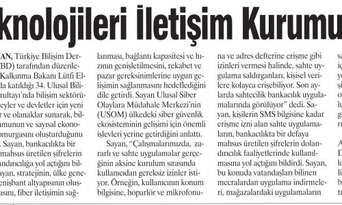 Bilgi Teknolojileri İletişim Kurumu Uyardı – DOKUS SÜTUN
