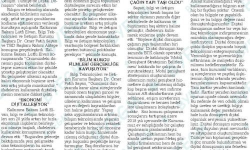 Ulusal Bilişim Kurultayı Başladı – ANKARA GÜÇLÜ ANADOLU