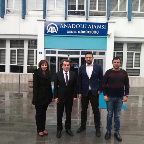 TBD Genel Başkanı Rahmi Aktepe Anadolu Ajansını Ziyaret Etti