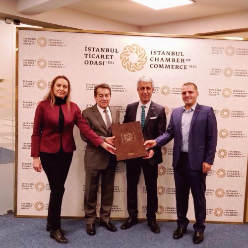 TBD Genel Başkanı Rahmi Aktepe ve TBD İstanbul Şubesi Yönetim Kurulu Başkanı Deniz Tiryakioğlu İTO Yönetim Kurulu Üyesi İlhan Soylu’yu Ziyaret Etti