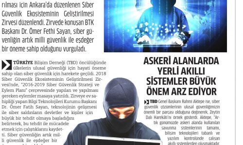 Siber Güvenlik, Milli Güvenlik ile Eşdeğer – MİLLİ GAZETE