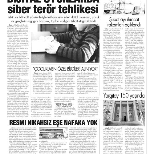 Dijital Oyunlarda Siber Terör Tehlikesi – BİZİM GAZETE