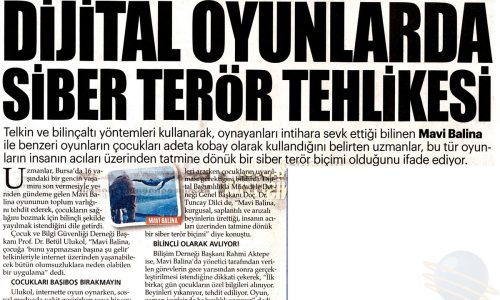 Dijital Oyunlarda Siber Terör Tehlikesi – YENİ AKİT
