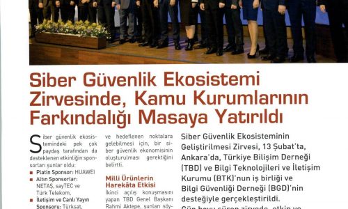 Siber Güvenlik Ekosistemi Zirvesinde, Kamu Kurumlarının Farkındalığı Masaya Yatırıldı – MSI DERGİSİ