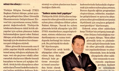 Siber Güvenlik İnsan Kaynağı İçin Akademi Şart – DÜNYA GAZETESİ