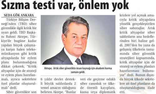 Sızma Testi Var, Önlem Yok – TİCARET GAZETESİ