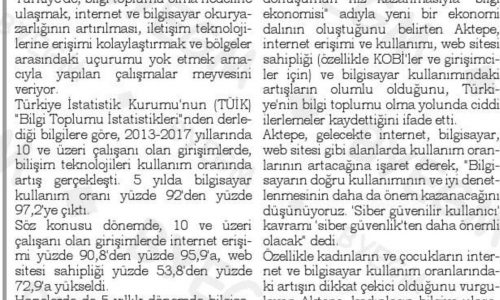 Türkiye’nin İnternete Erişim Karnesi – ARDEŞENİN SESİ GAZETESİ