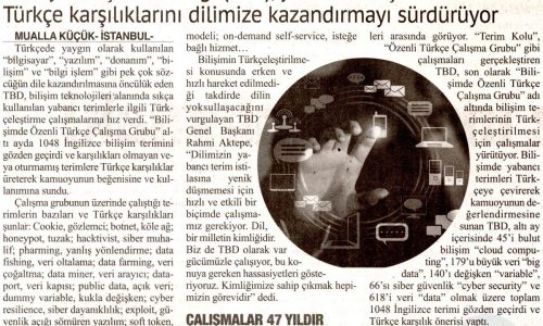 Bilişimde Türkçe Seferberliği – BİZİM ANADOLU