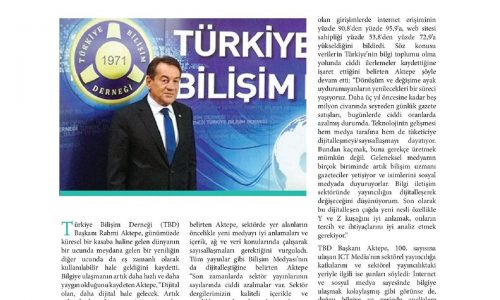 ICT MEDIA Gibi Dergileri İhtiyaç Duymaktayız – ICT MEDIA