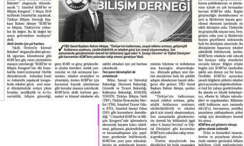 KOBİ’lerle Bilişimi Biraraya Getireceğiz – TİCARET GAZETESİ İZMİR