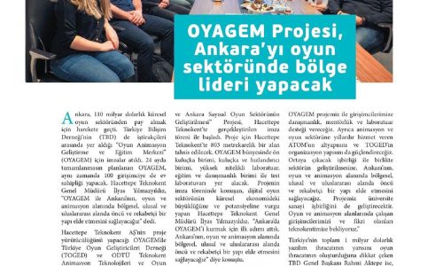 OYAGEM Projesi, Ankara’yı Oyun Sektöründe Bölge Lideri Yapacak – ICT MEDIA