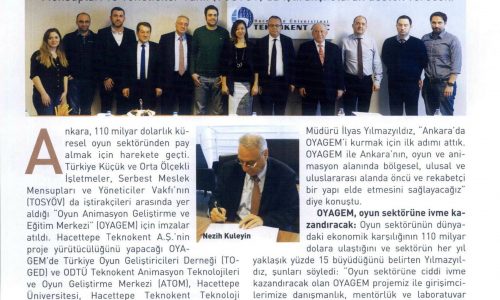 OYAGEM Projesi, Ankara’yı Oyun Sektöründe Bölge Lideri Yapacak – KOBİ EFOR