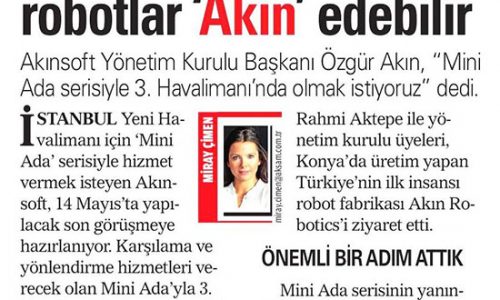 3. Havalimanı’na Robotlar ‘Akın’ Edebilir – AKŞAM GAZETESİ