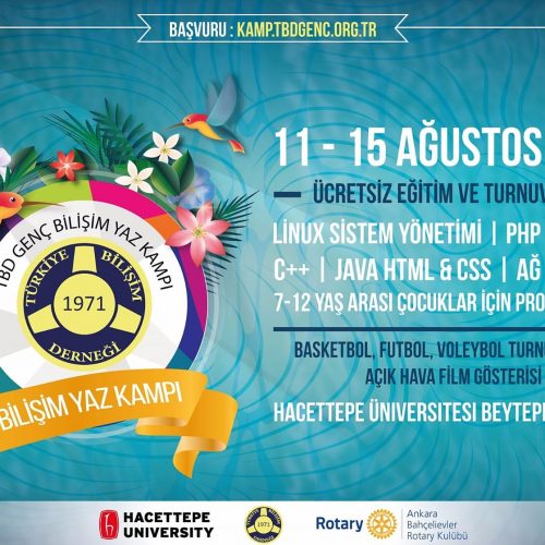 TBD Genç 2.Bilişim Yaz Kampı Başlıyor!