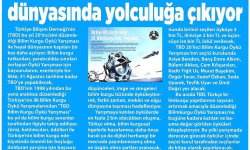 Hayal Gücü, Bilim Kurgu Dünyasında Yolculuğa Çıkıyor – MİLLİYET ANKARA