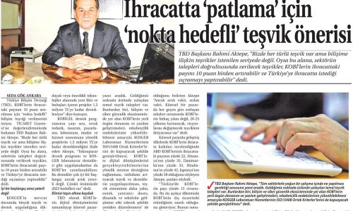 İhracatta ‘Patlama’ için ‘Nokta Hedefli’ Teşvik Önerisi – TİCARET GAZETESİ İZMİR