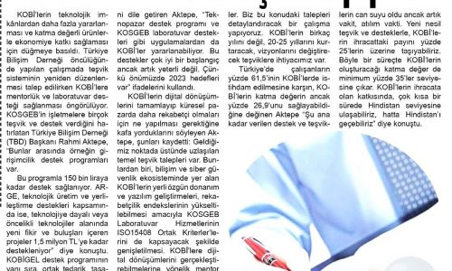 KOBİ’ler İhracatta Sıçrama Yapacak – DOĞRUYOL GAZETESİ