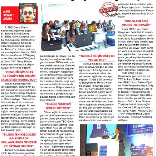 Rahmi Aktepe, “Türkiye’nin Kendi Ekosistemini Geliştirmesi Gerekiyor” – ZAFER GAZETESİ